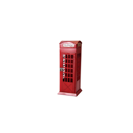 Cabine Téléphonique - metal - 67 x 20 x 20 cm