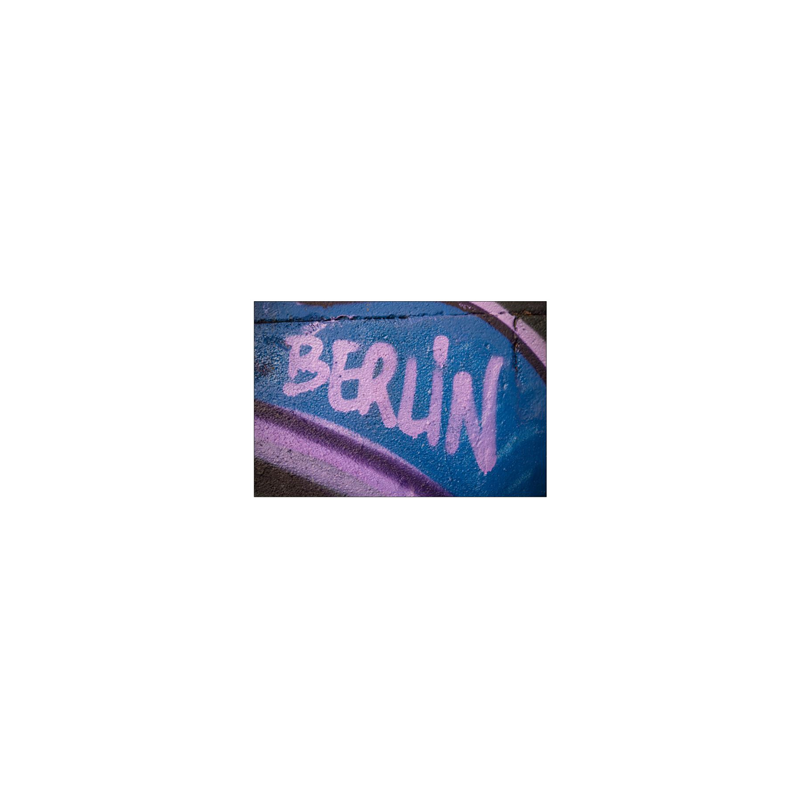 Visuel imprimé Allemagne Berlin tag - 40 x 30 cm sur support bristol 350 gr