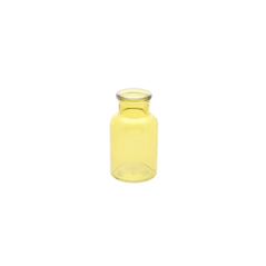Vase lolita en verre jaune carambole 5,7 x 10,5cm