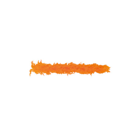 Boa orange plumes - Long. 180cm