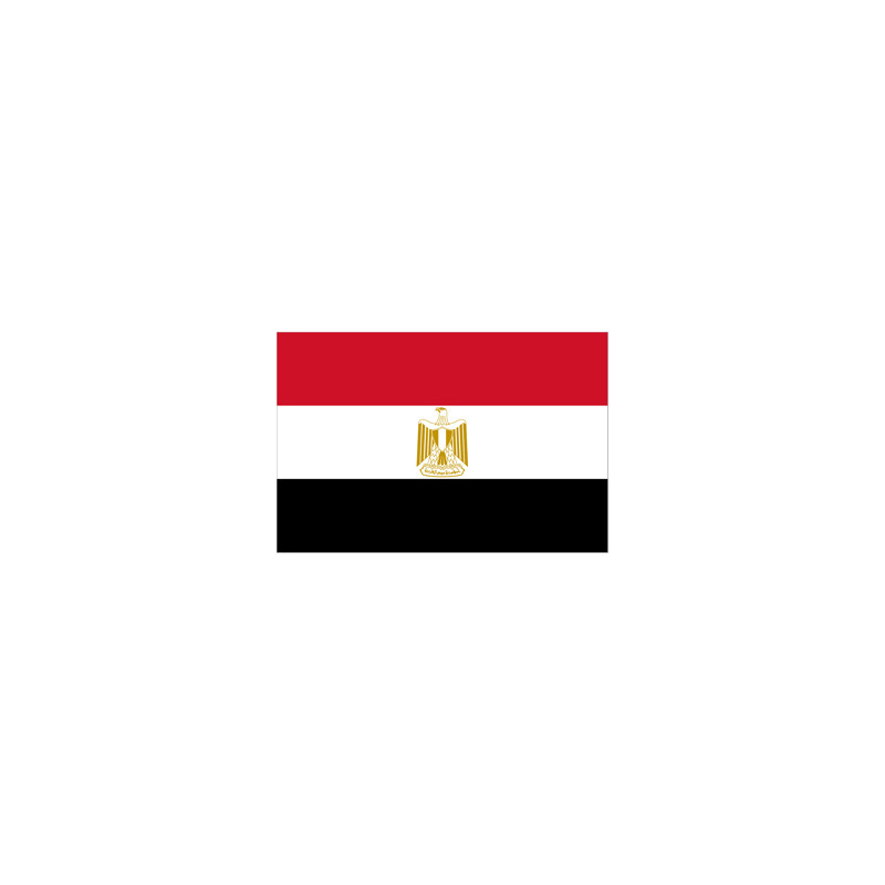 Drapeau Egypte - tissu - 90 x 150cm