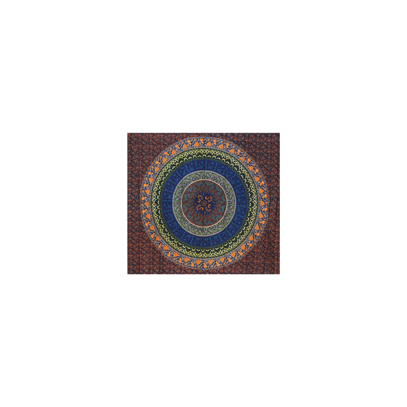 Tenture motif traditionnel 210 x 220cm (coloris/motifs aléatoires)