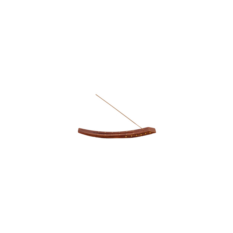 Porte encens en bois - Long. 25cm