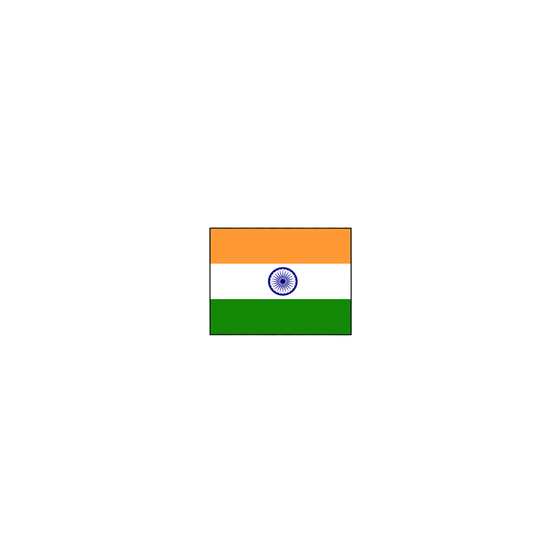 Drapeau Inde - tissu - 60 x 90cm