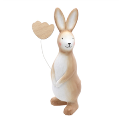 Lapin en résine 7 x 7 x 20 cm