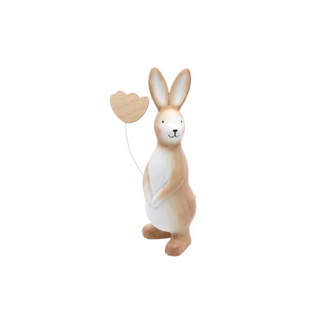 Lapin en résine 7 x 7 x 20 cm