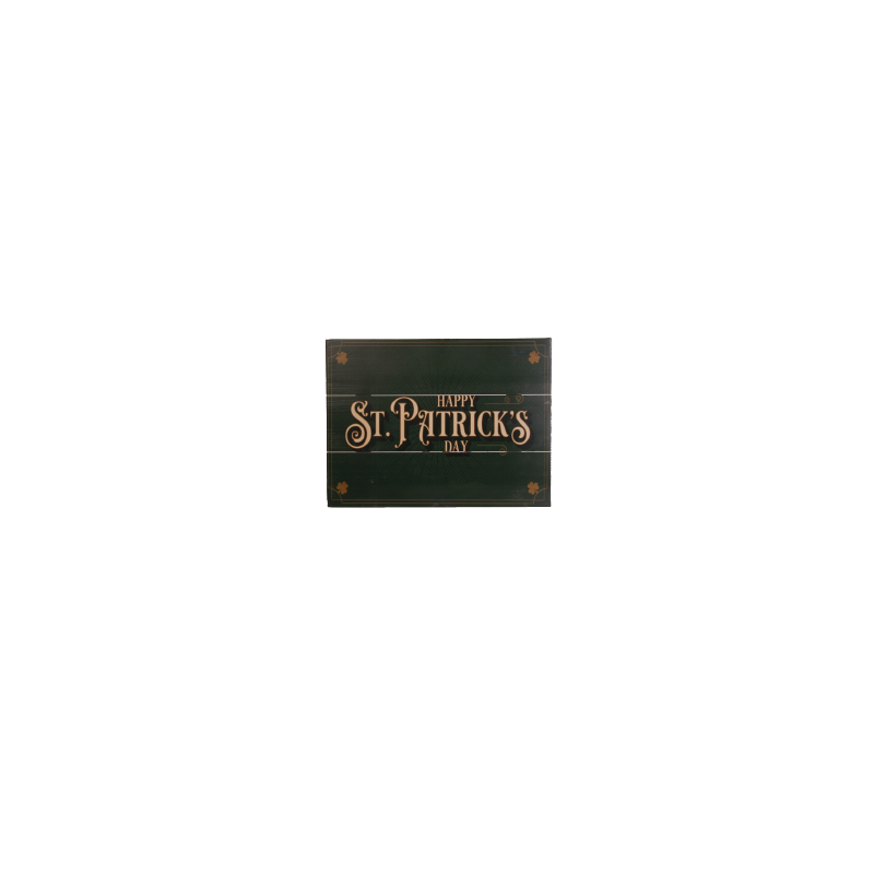 Plaque en bois SAINT PATRICK - 30 x 40cm