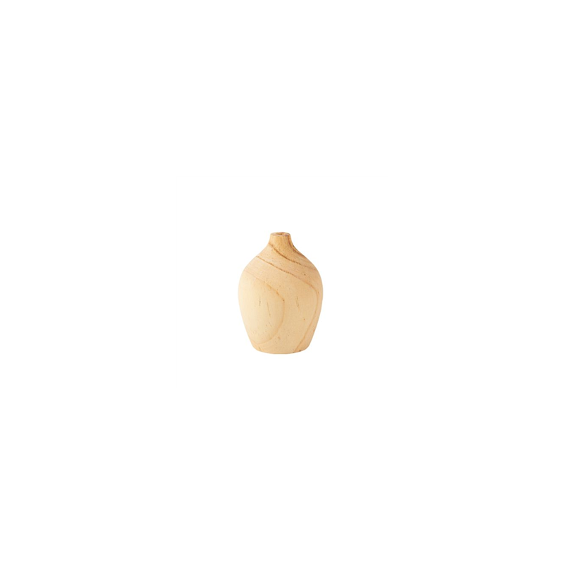 Vase en bois 10.8 x 8cm