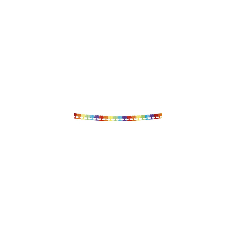 Guirlande palmier M1 - papier Long. 4m