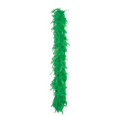 Boa vert plumes - Long. 180cm