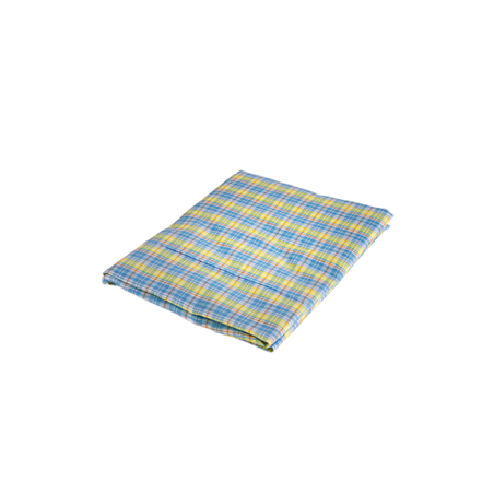 Tissu exotique bleu synthétique - coupe de 2m - Larg. 160cm