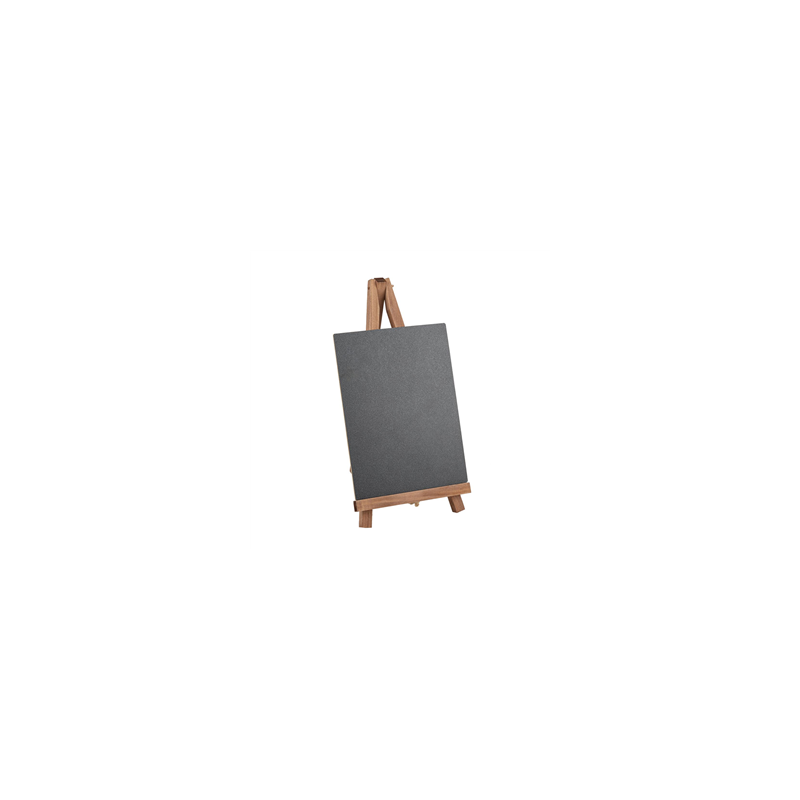 Ardoise 14,8 x 20cm sur chevalet bois 15 x 30 x 19cm