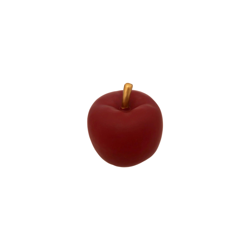 Pomme rouge en résine 13cm