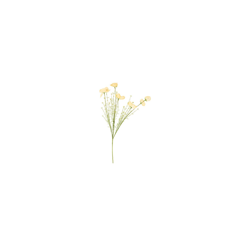 Bouquet de fleurs des champs jaune - Haut. 55cm