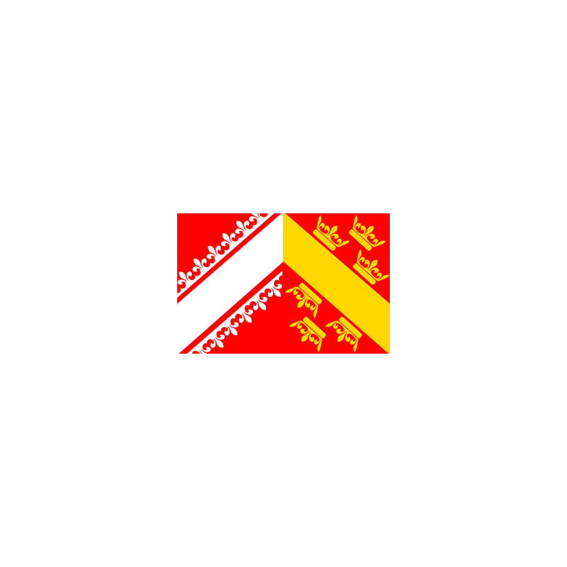 Drapeau armoiries Alsace - tissu - 90 x 150cm