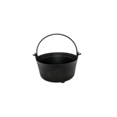 Chaudron noir en pvc 23 x 13cm