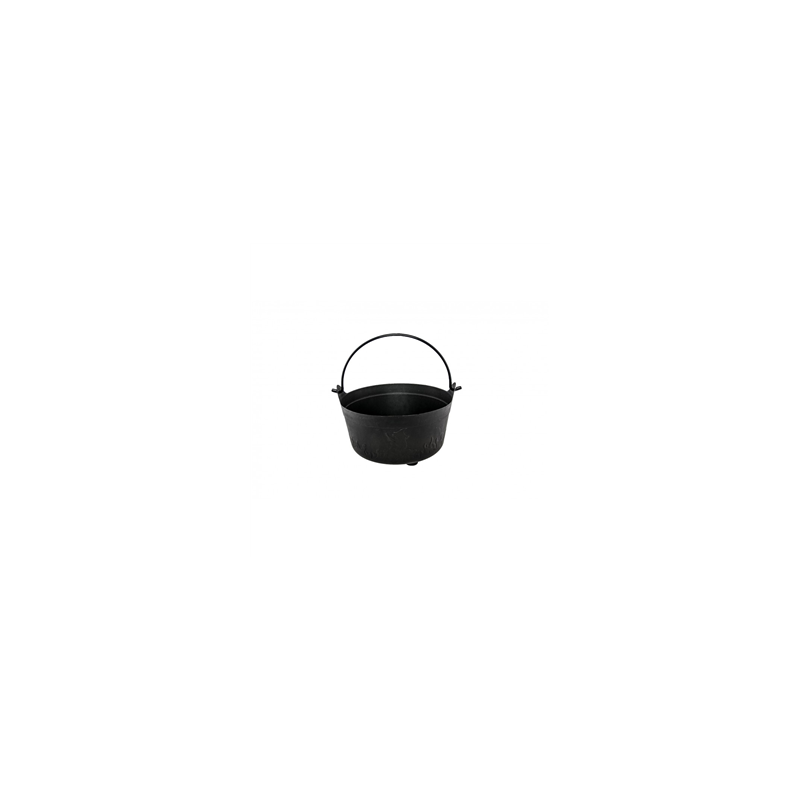 Chaudron noir en pvc 23 x 13cm