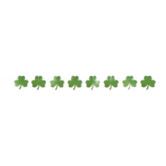 Guirlande de trèfles St Patrick - Long. 3m