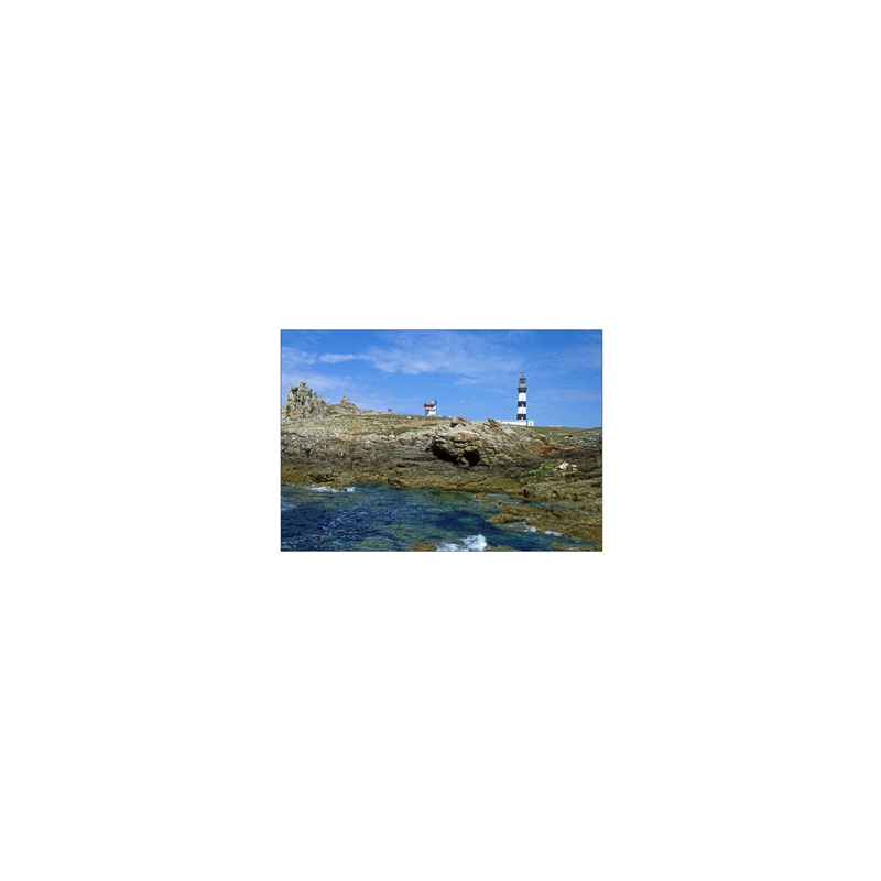 Visuel imprimé Bretagne Bord de Mer 40 x 30cm sur support bristol 350 gr