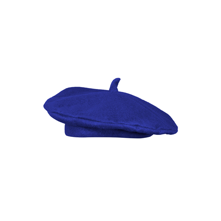 Béret bleu (Taille adulte) polyester