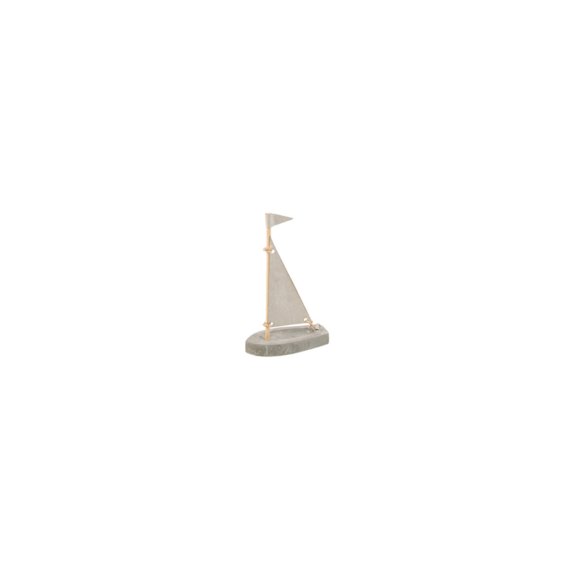 Bateau ciment 10 x 4 x 16cm