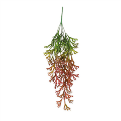 Branche d'Algues artificielles vert et rouge - Haut. 80cm