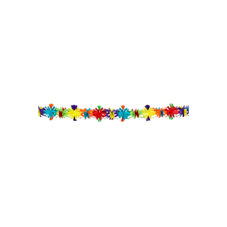 Guirlande alvéolée en papier multicolore Fun Long. 4m (rupture fournisseur)
