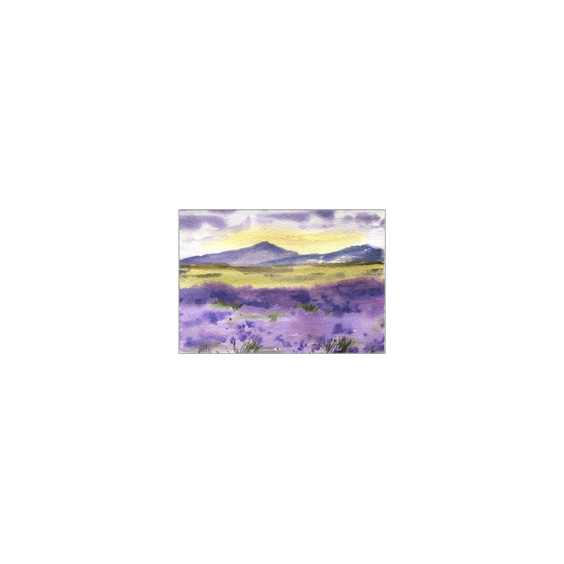Visuel imprimé Provence Peinture - 40 x 30 cm sur bristol 350 gr