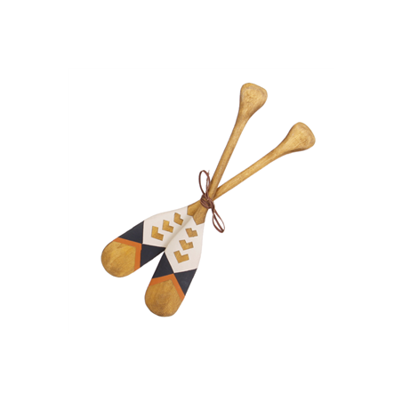 Paires de rames en bois - Long. 41cm