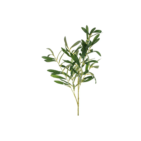 Branche d'olivier artificielle verte - Hauteur 91 cm