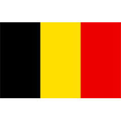 Drapeau Belgique - tissu - 60 x 90cm