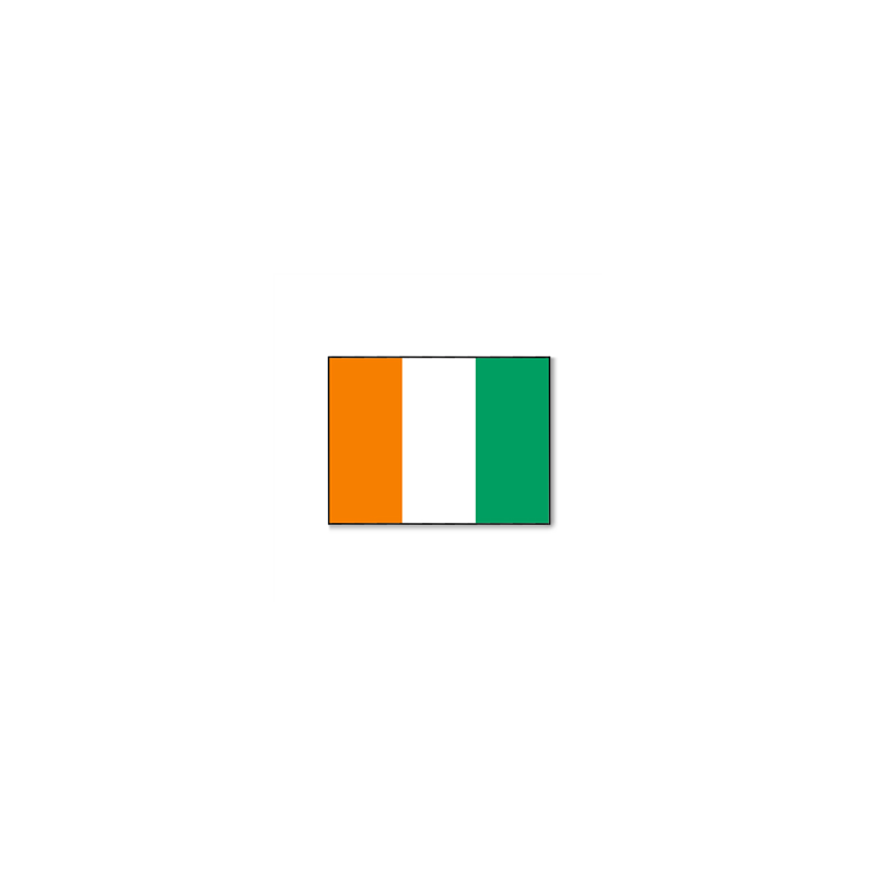 Drapeau Cote d'ivoire - tissu - 60 x 90cm