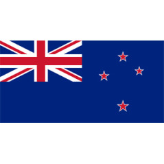Drapeau Nouvelle Zélande - tissu - 60 x 90cm