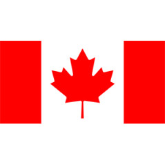 Drapeau Canada - tissu - 90 x 150cm