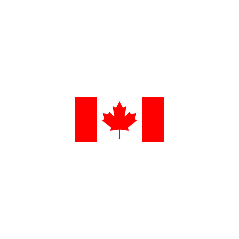 Drapeau Canada - tissu - 90 x 150cm