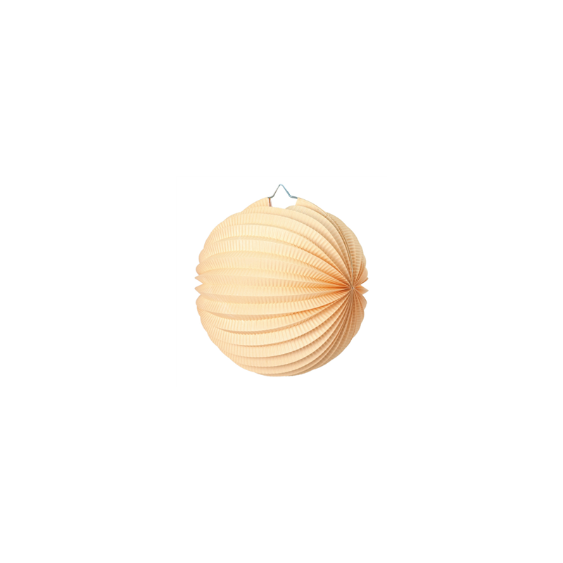 Lampion rond crème papier - Diam. 30cm