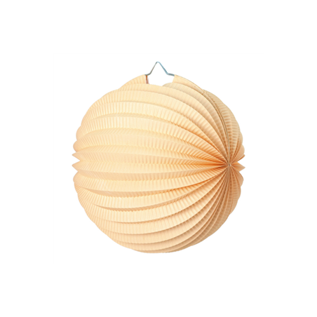 Lampion rond crème papier - Diam. 30cm
