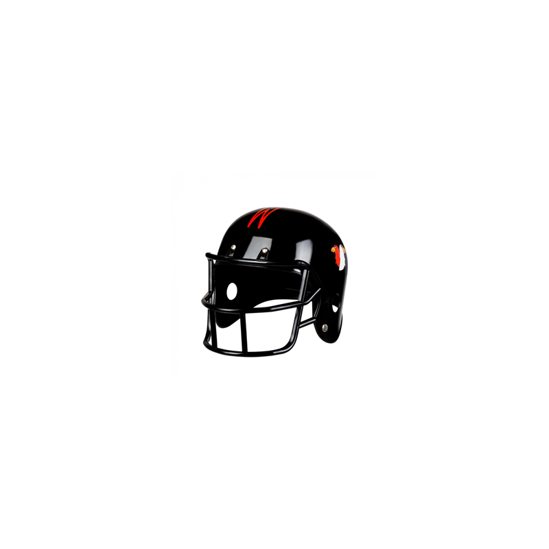 Casque football américain noir - taille adulte