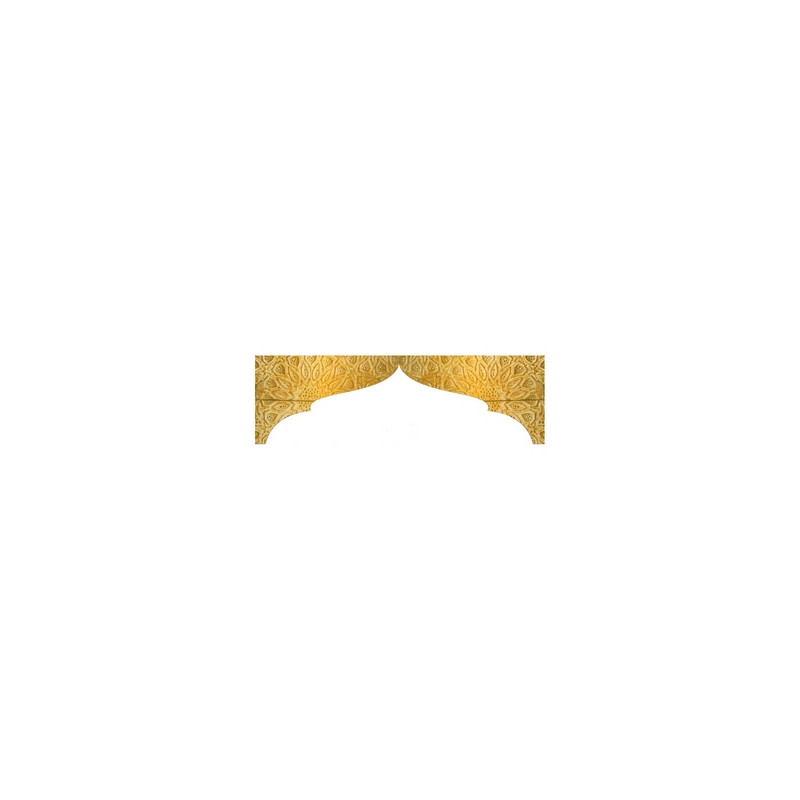 Fronton Oriental 150 x 45 cm (2 éléments) Recto Verso - ignifugé M1
