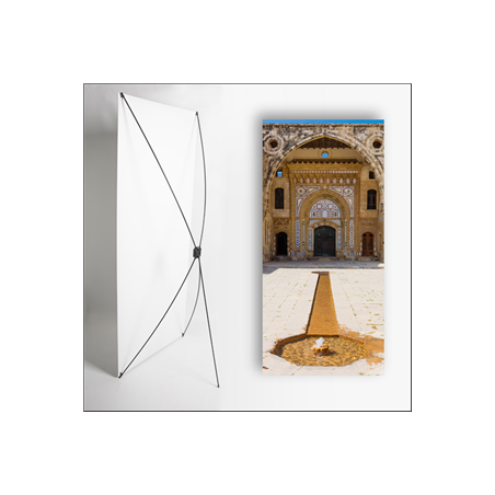 Kakemono Oriental Fontaine 80 x 180 - Toile M1 / X Banner