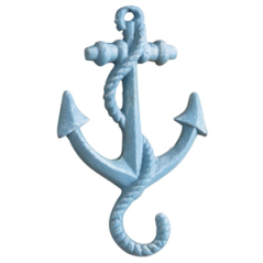 Ancre marine 1 crochet en fonte 9,5 x 2 x 15 cm