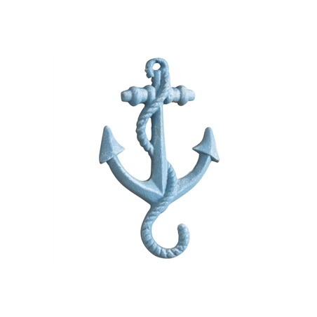 Ancre marine 1 crochet en fonte 9,5 x 2 x 15 cm