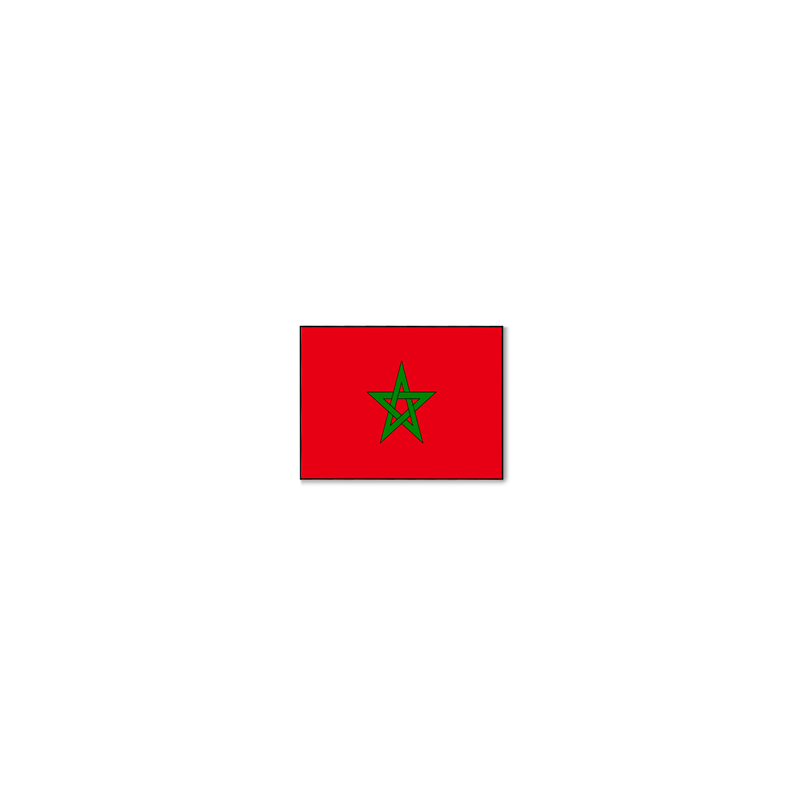Drapeau Maroc - tissu - 60 x 90cm