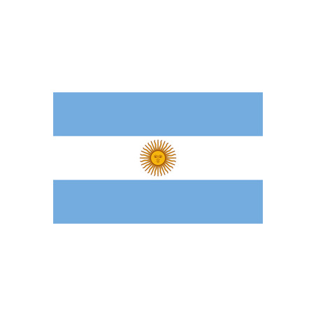 Drapeau Argentine - tissu - 60 x 90cm