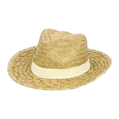 Chapeau d'été ruban beige - Taille adulte