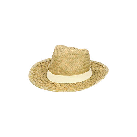 Chapeau d'été ruban beige - Taille adulte