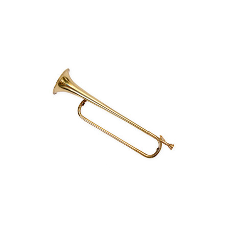 Trompette - cuivre - Haut. 48cm