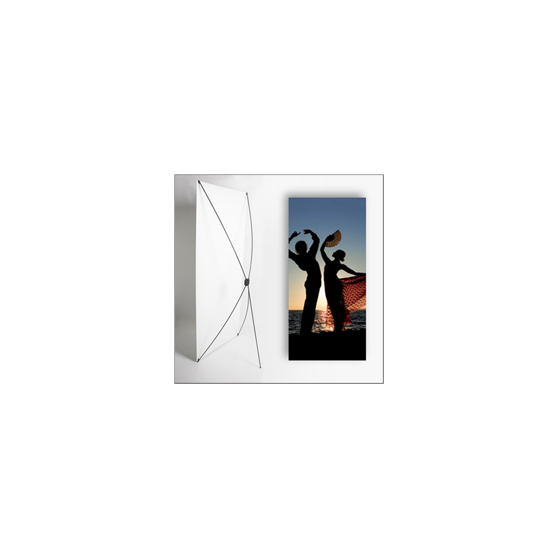 Kakemono Espagne danseurs- 180 x 80 cm sur Toile M1 avec structure  X- Banner
