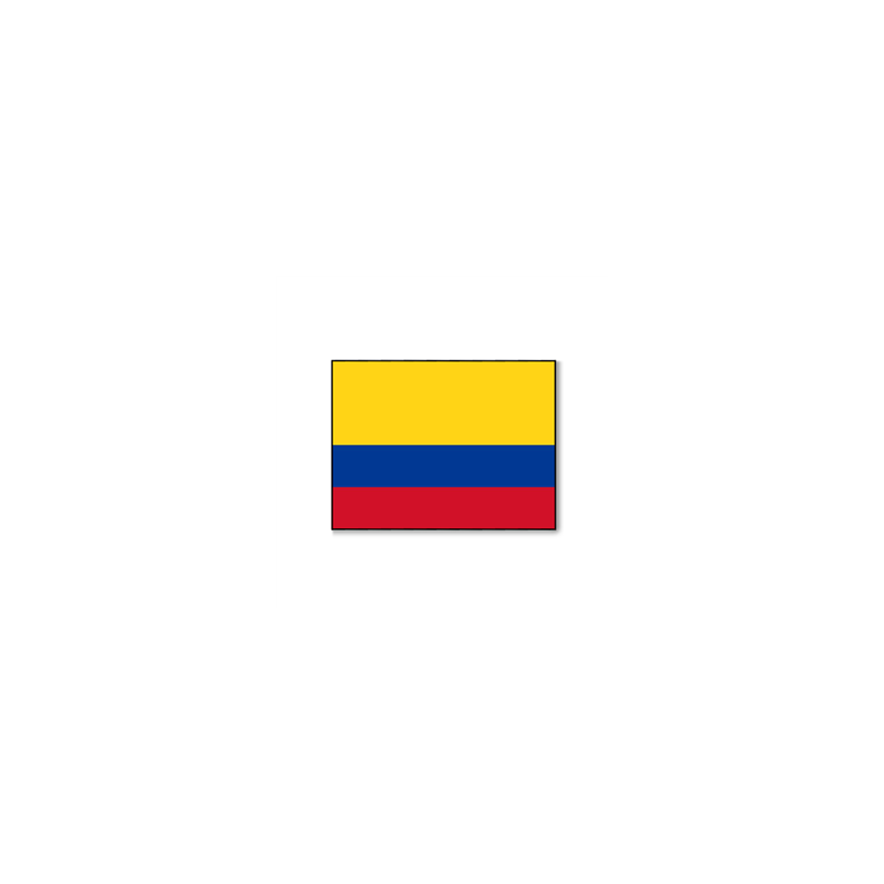 Drapeau Colombie - tissu - 60 x 90cm