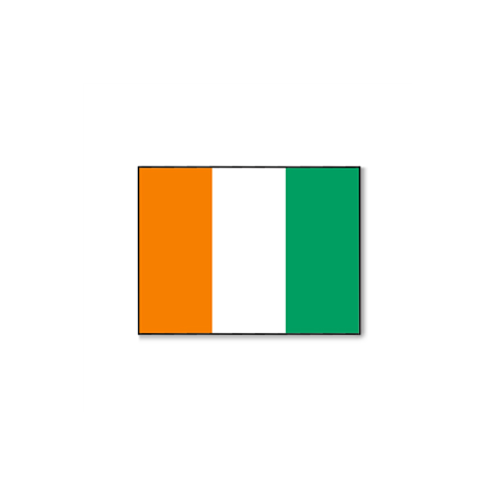 Drapeau Cote d'ivoire - tissu - 60 x 90cm